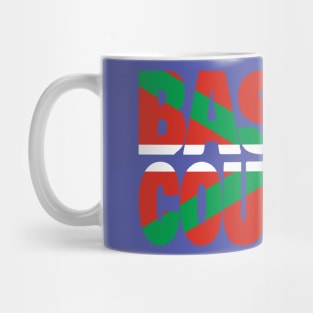 Basque country flag stencil Mug